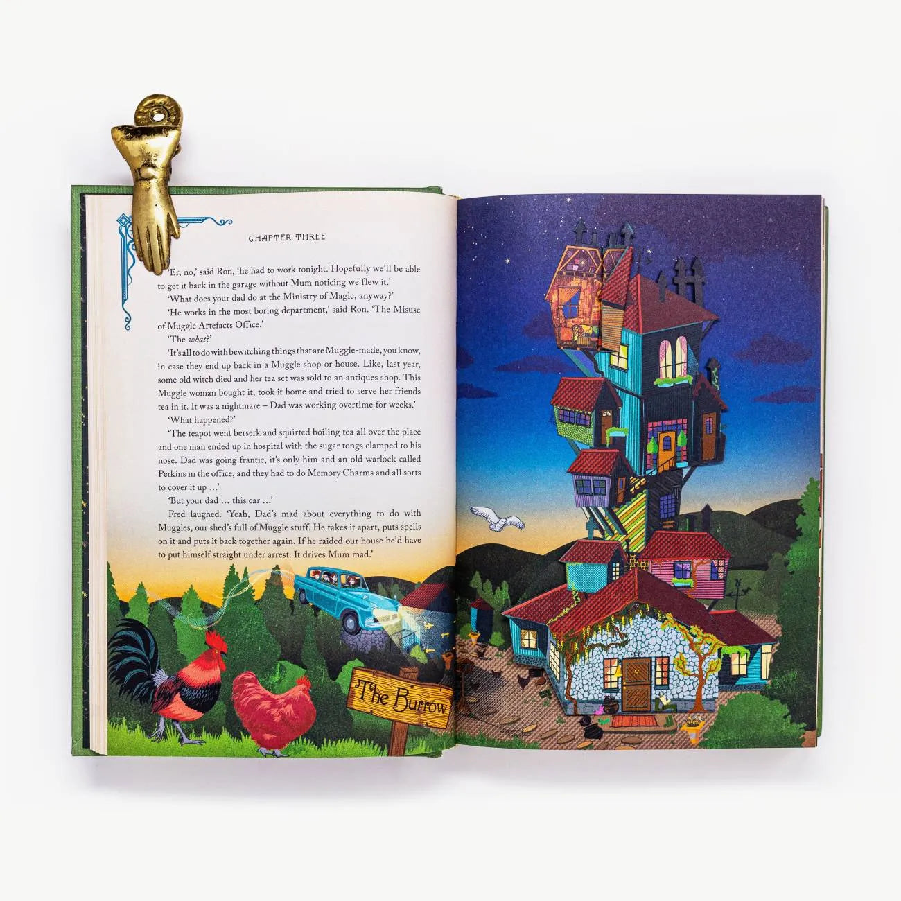 Harry Potter and the Chamber of Secrets, MinaLima Edition (Hardback) for Kids 8+, English Language