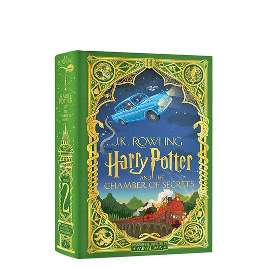 Harry Potter and the Chamber of Secrets, MinaLima Edition (Hardback) for Kids 8+, English Language