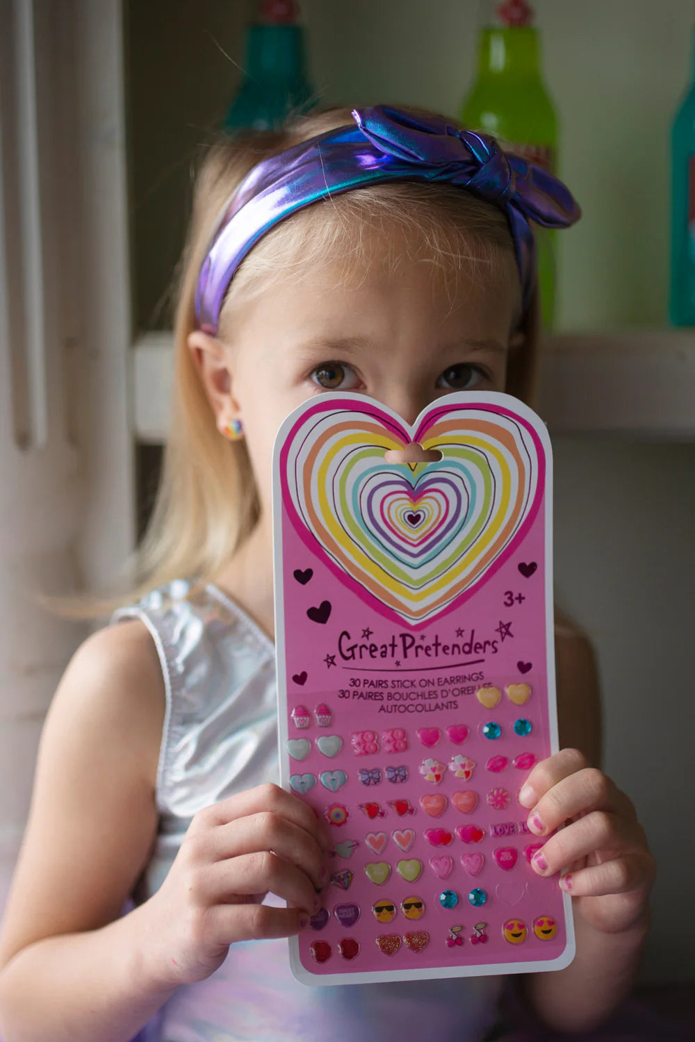 Heart Sticker Earrings, Great Pretenders