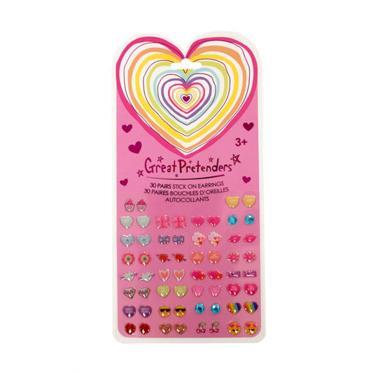 Heart Sticker Earrings, Great Pretenders