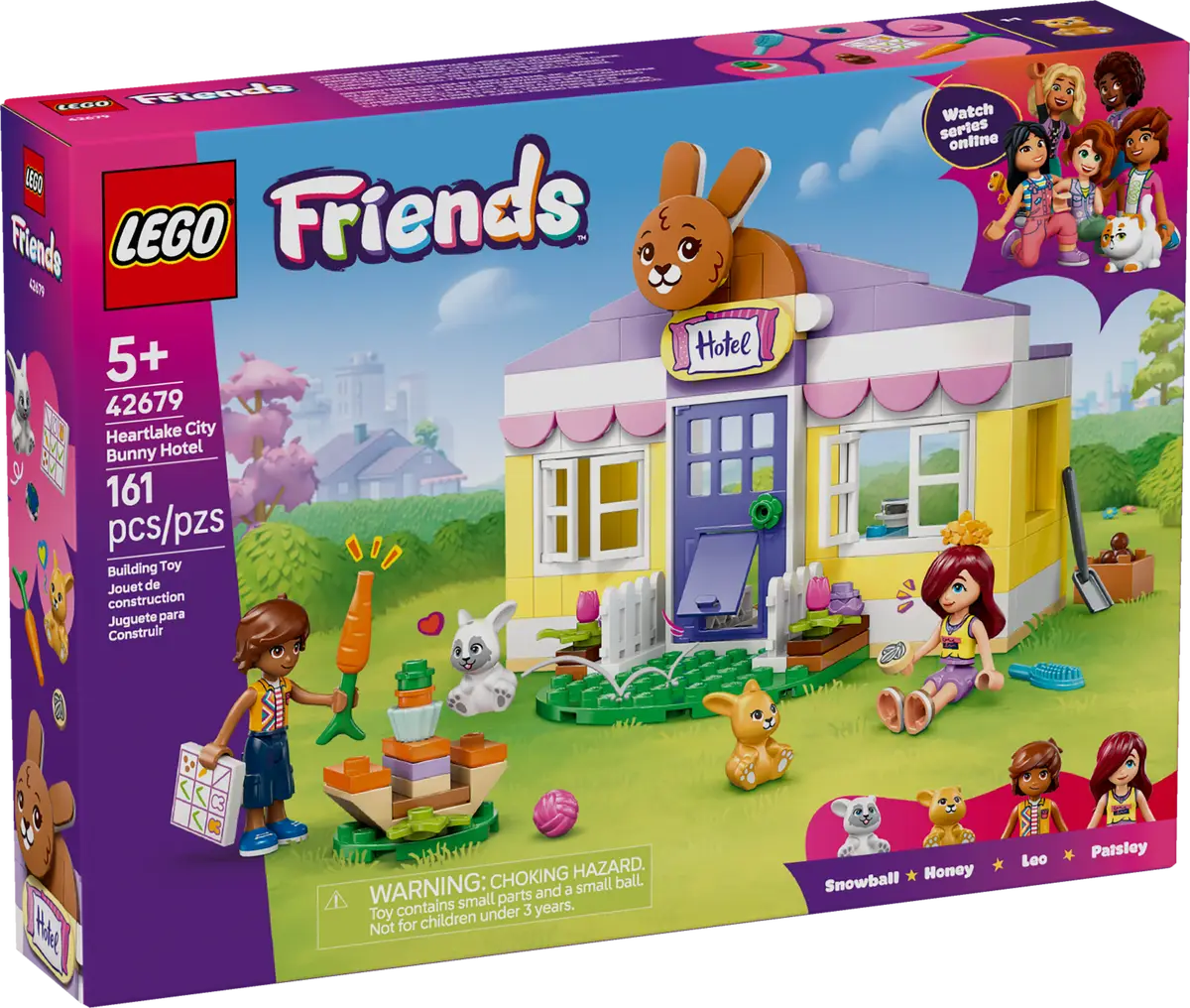 Heartlake City Bunny Hotel 42679, Lego Friends