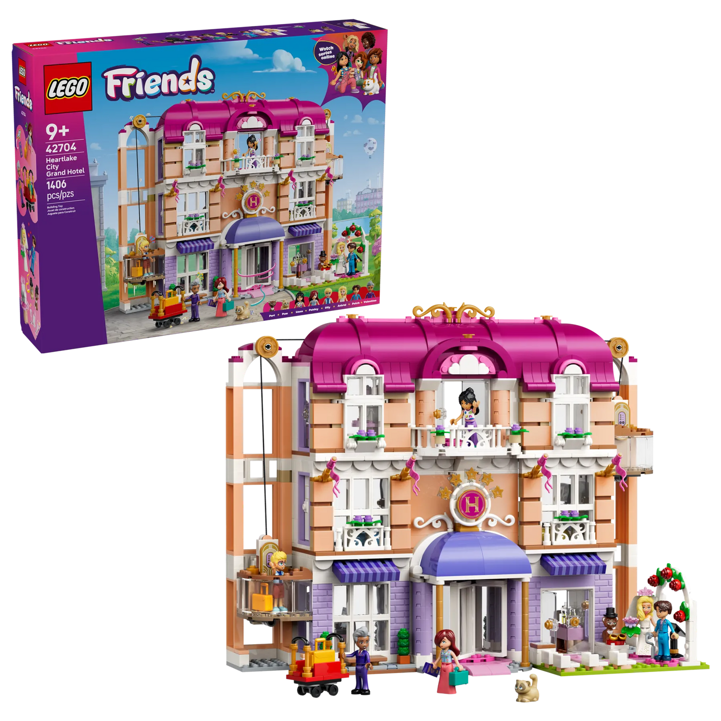 Heartlake City Grand Hotel 42704, Lego Friends