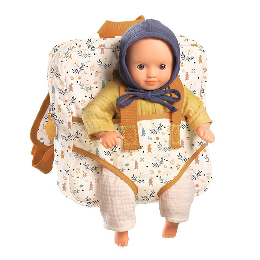 Djeco Toys and games Pomea dolls - Walking Doll backpack carrier
