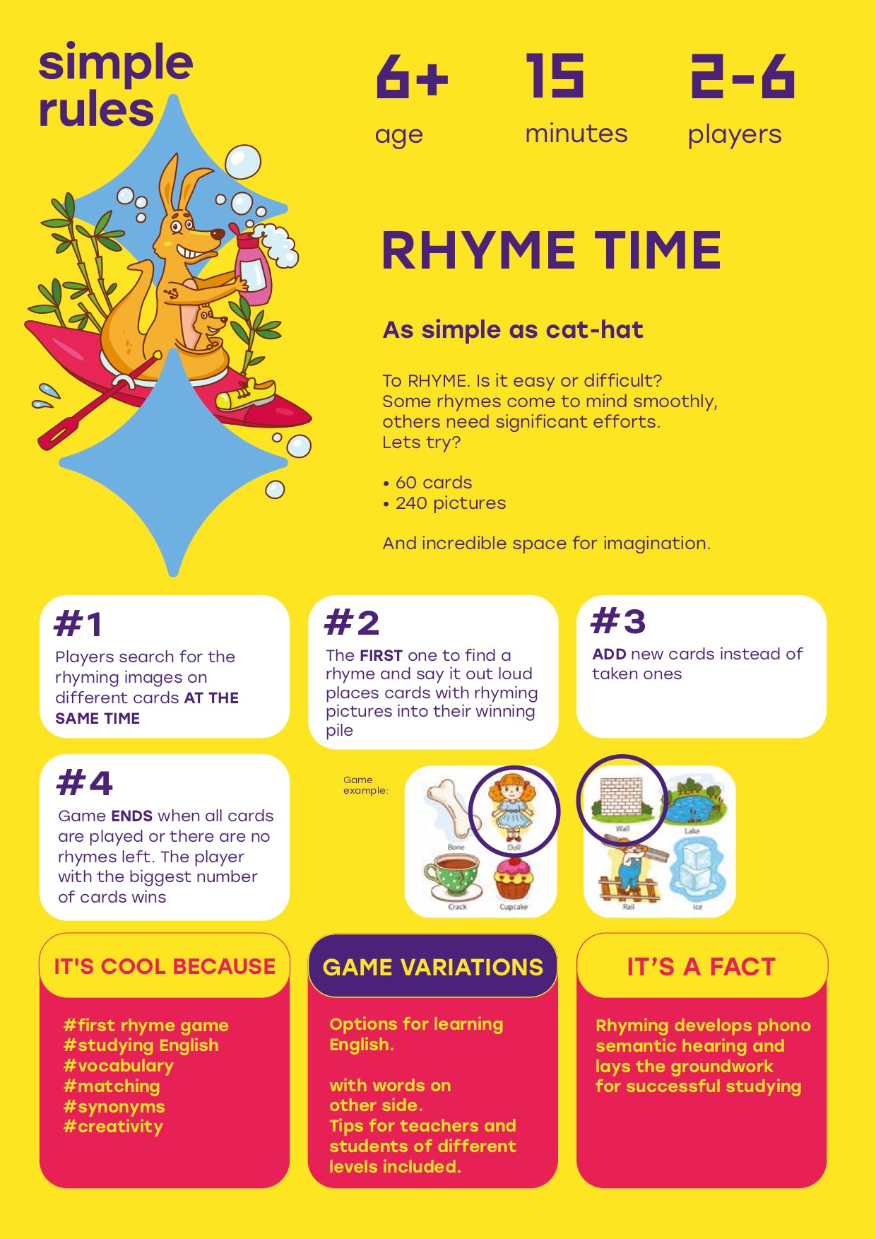 RHYME TIME Simple Rules