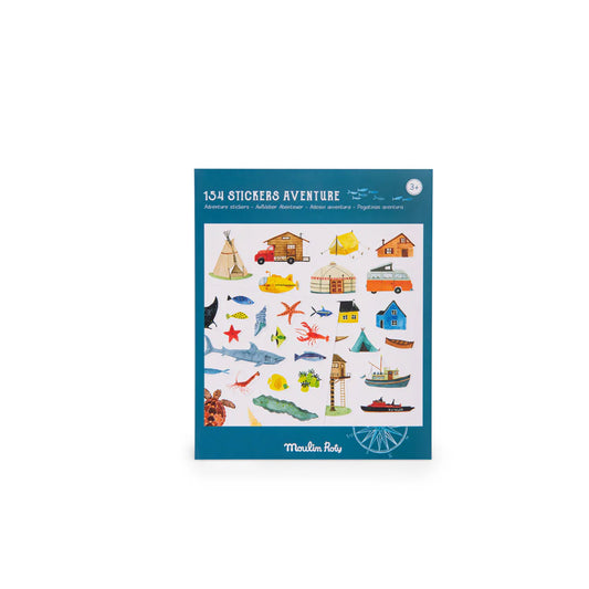 Repositionable stickers, Adventure (154 pcs)