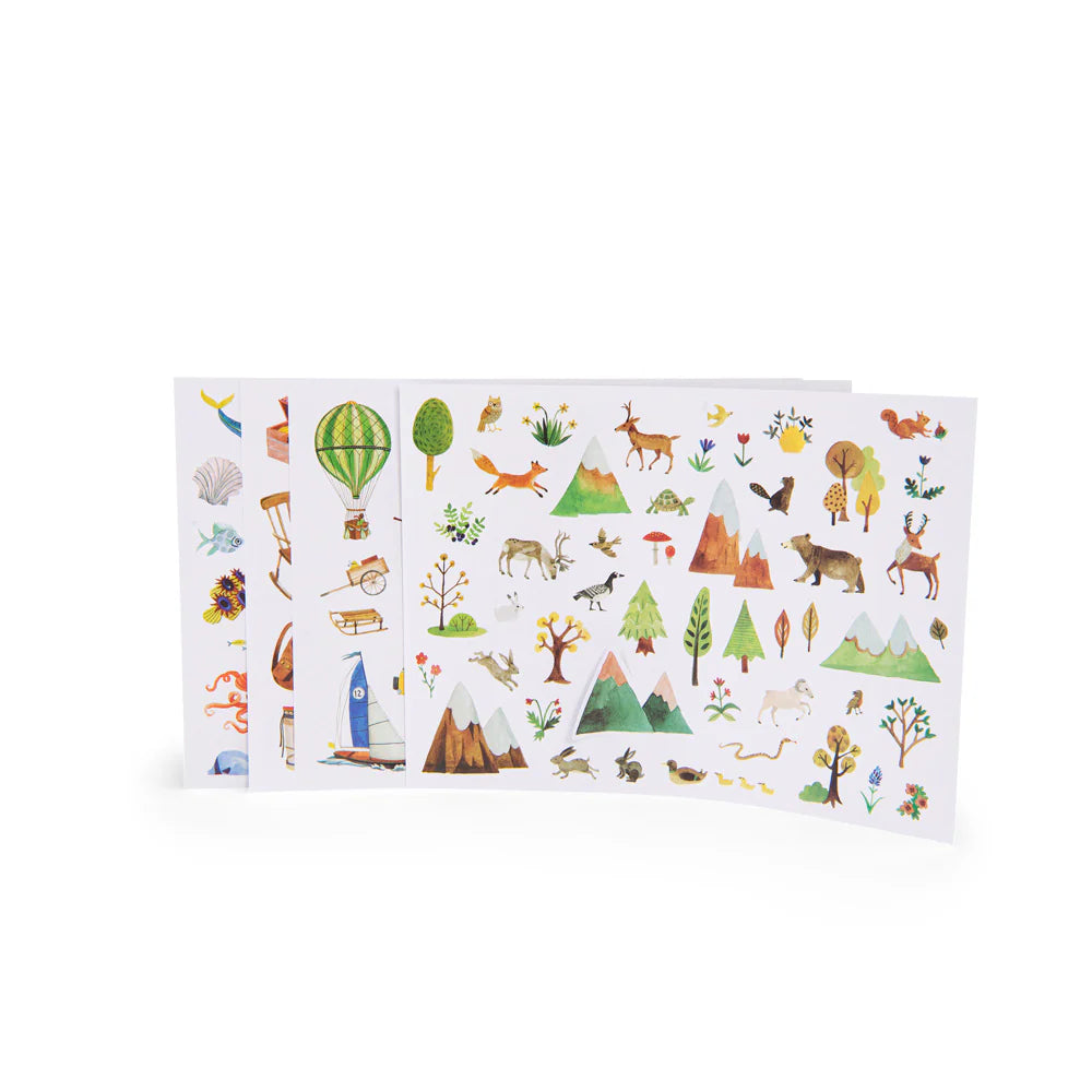 Repositionable stickers, Adventure (154 pcs)