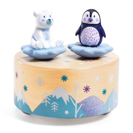 Djeco Ice Park Melody Wind Up Music Box