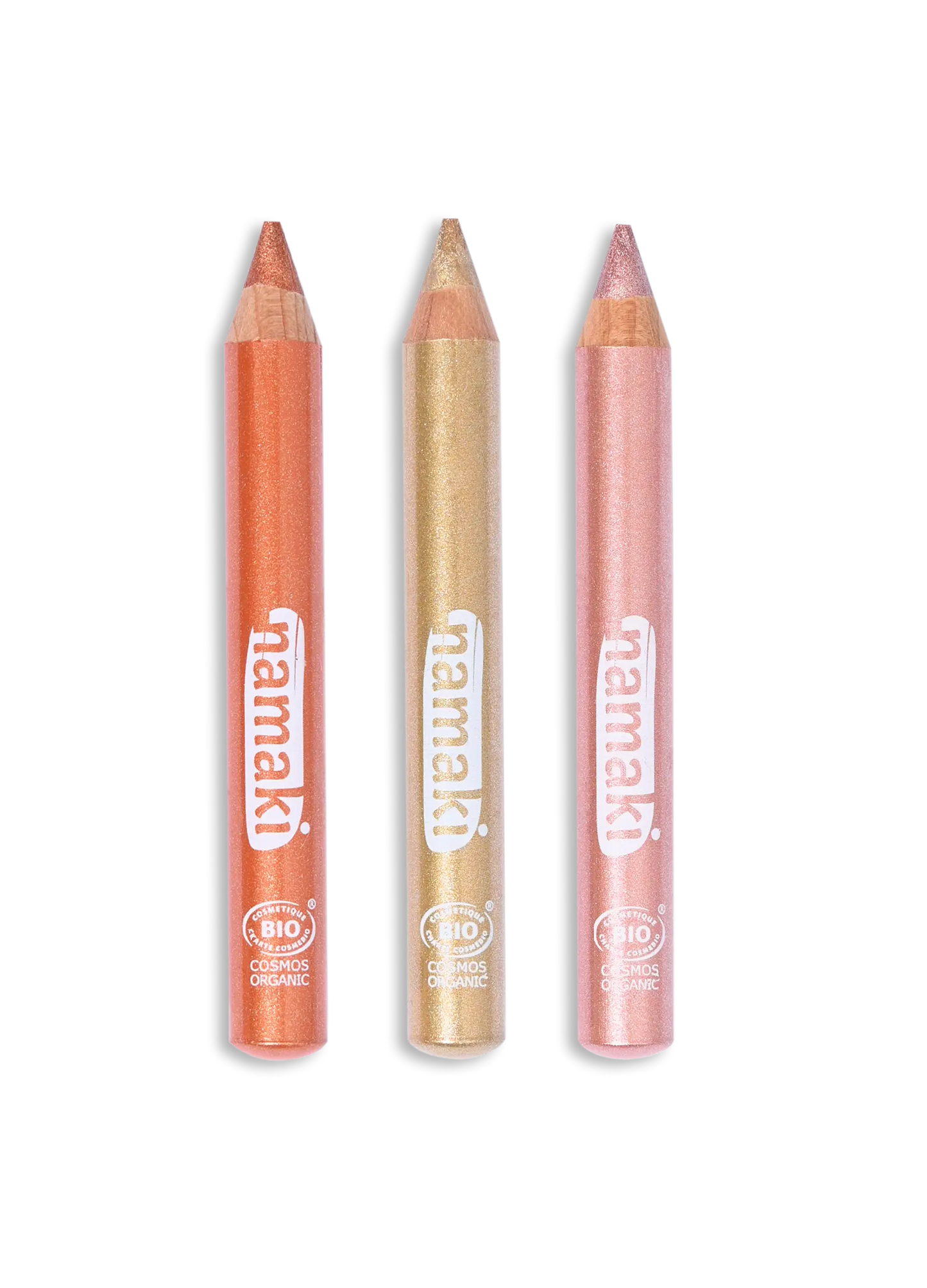 Namaki Glitter Make-up Pencils Sunshine Set of 3