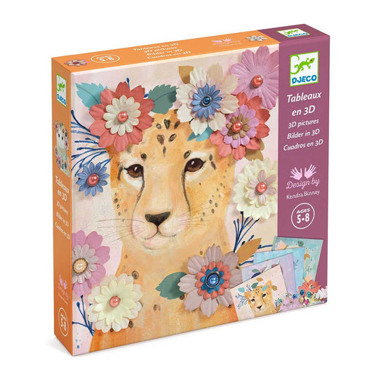 Djeco 3D Pictures Floral Wreaths