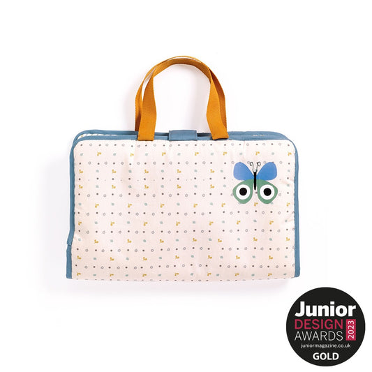 Djeco Changing bag Blue Fly