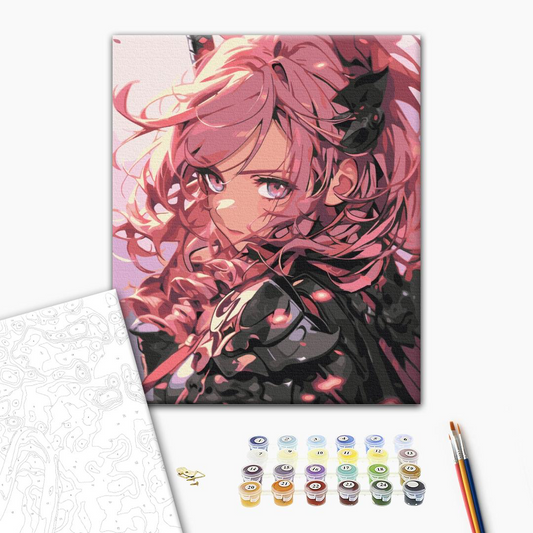 Warrior Princess Paint by Numbers, Brushme