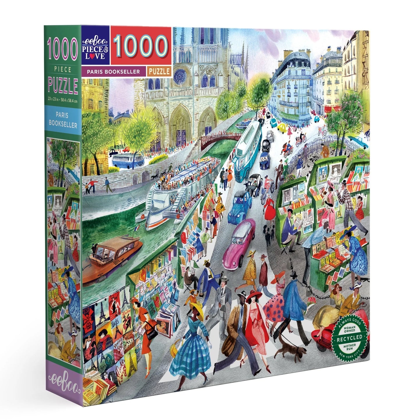 EEBOO PUZZLE 1000 PARIS BOOKSELLER