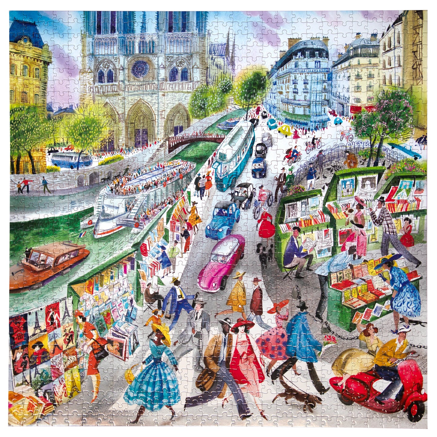 EEBOO PUZZLE 1000 PARIS BOOKSELLER