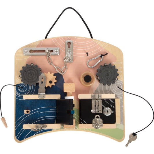 Locks and Rotation Motor Activity Board, Small foot