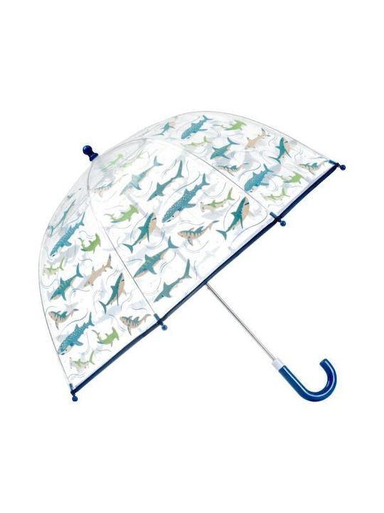 Colour changing clear umbrella