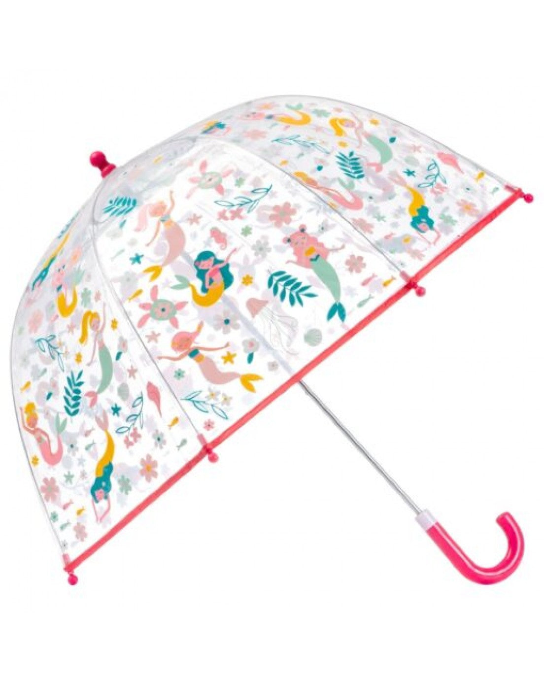 Colour changing clear umbrella