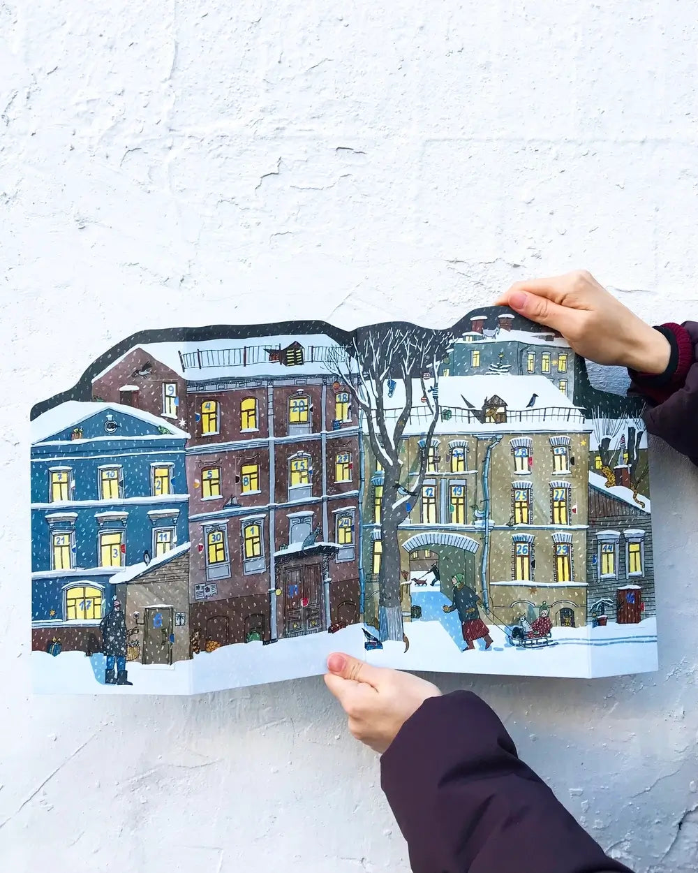 Адвент календарь - виммельбух "Московский дворик"