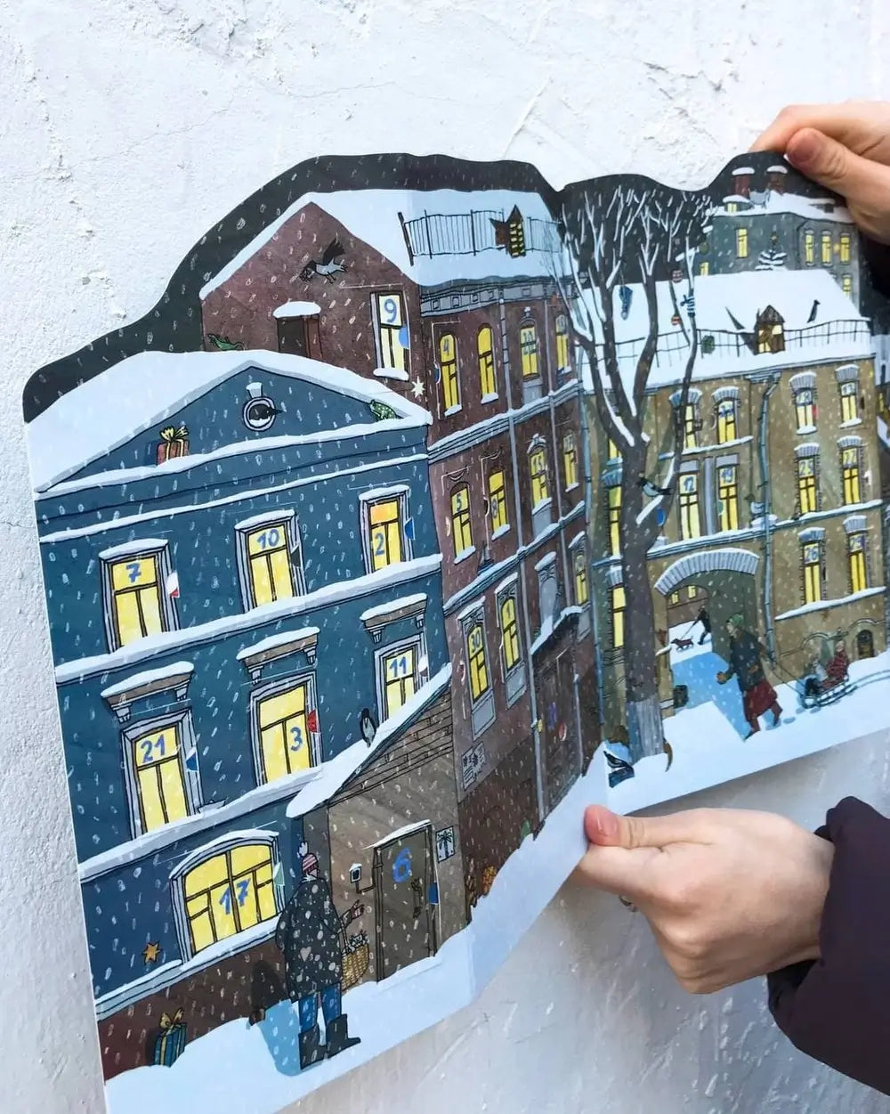 Адвент календарь - виммельбух "Московский дворик"