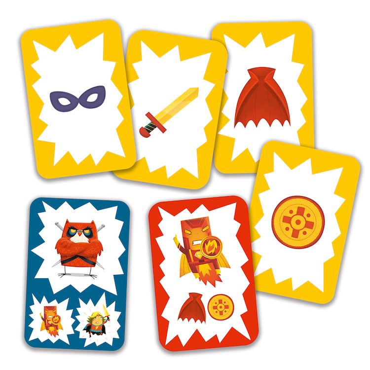 Djeco Playing cards Hero Town