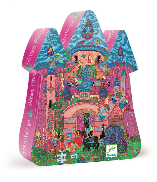 Djeco Silouhette Puzzles The fairy castle - 54 pcs