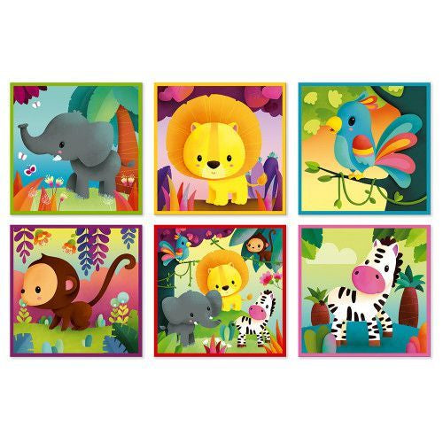 Kubkid 9 Blocks Jungle Animals