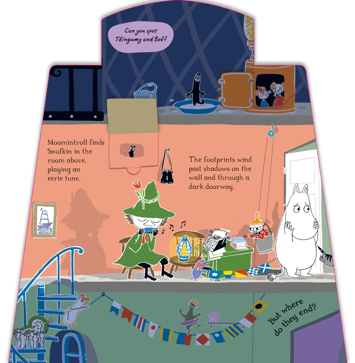 In the Lighthouse, Shaped Board Book for Kids 3+, English Language