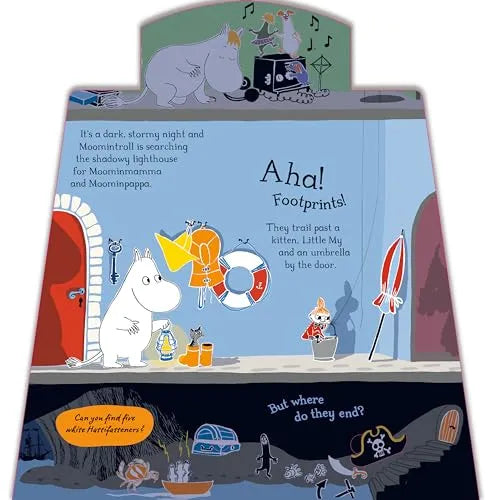 In the Lighthouse, Shaped Board Book for Kids 3+, English Language