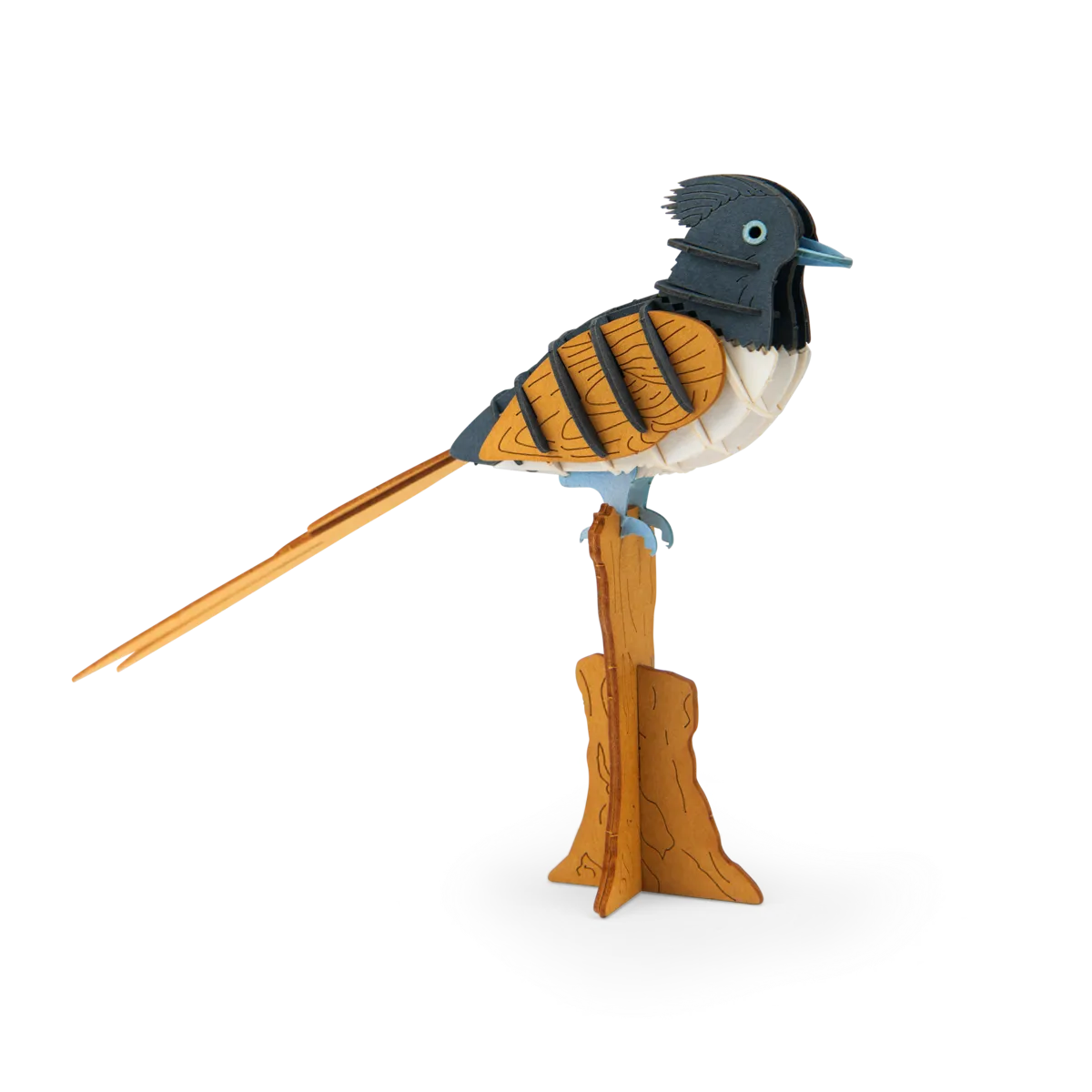 Indian Paradise Flycatcher 3D Puzzle for 3+: Tout Autour du Monde, Moulin Roty