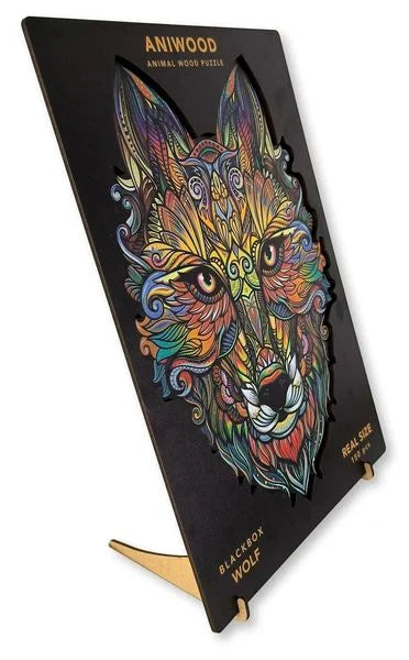 Wolf: 150 Pieces, Wooden Puzzle for Kids 8+