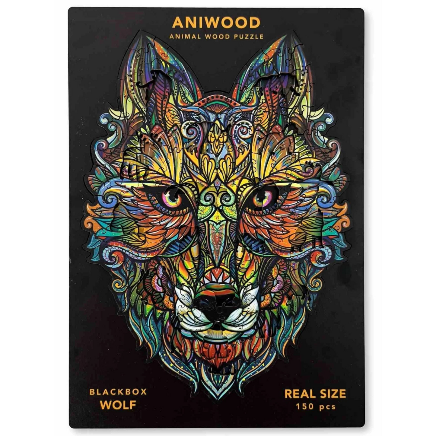 Wolf: 150 Pieces, Wooden Puzzle for Kids 8+