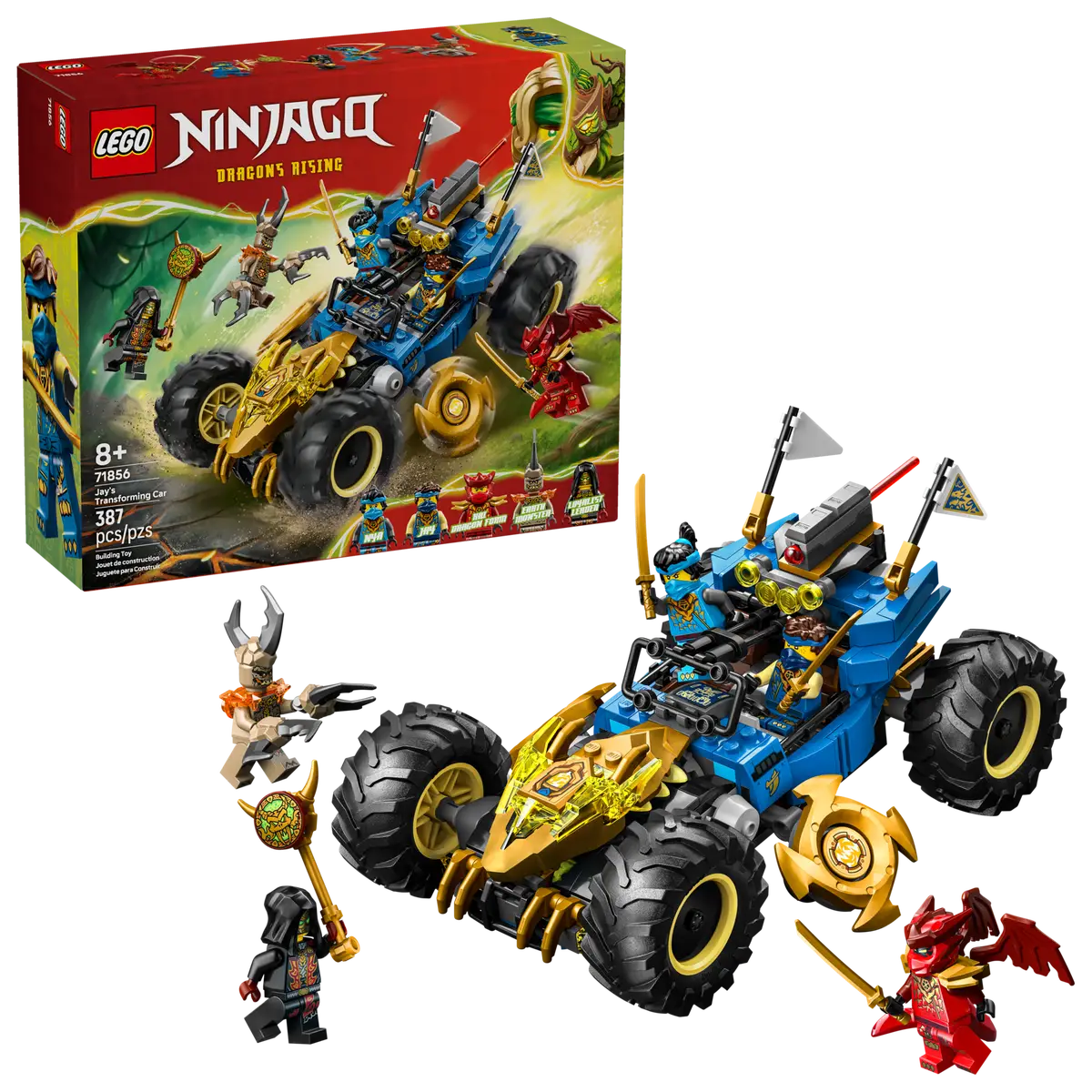 Jay's Transforming Car 71856, Lego NINJAGO