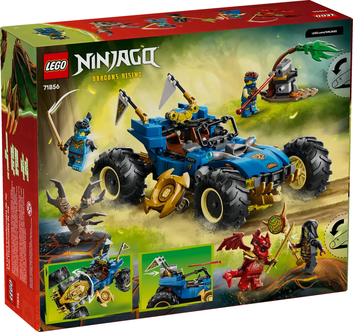Jay's Transforming Car 71856, Lego NINJAGO