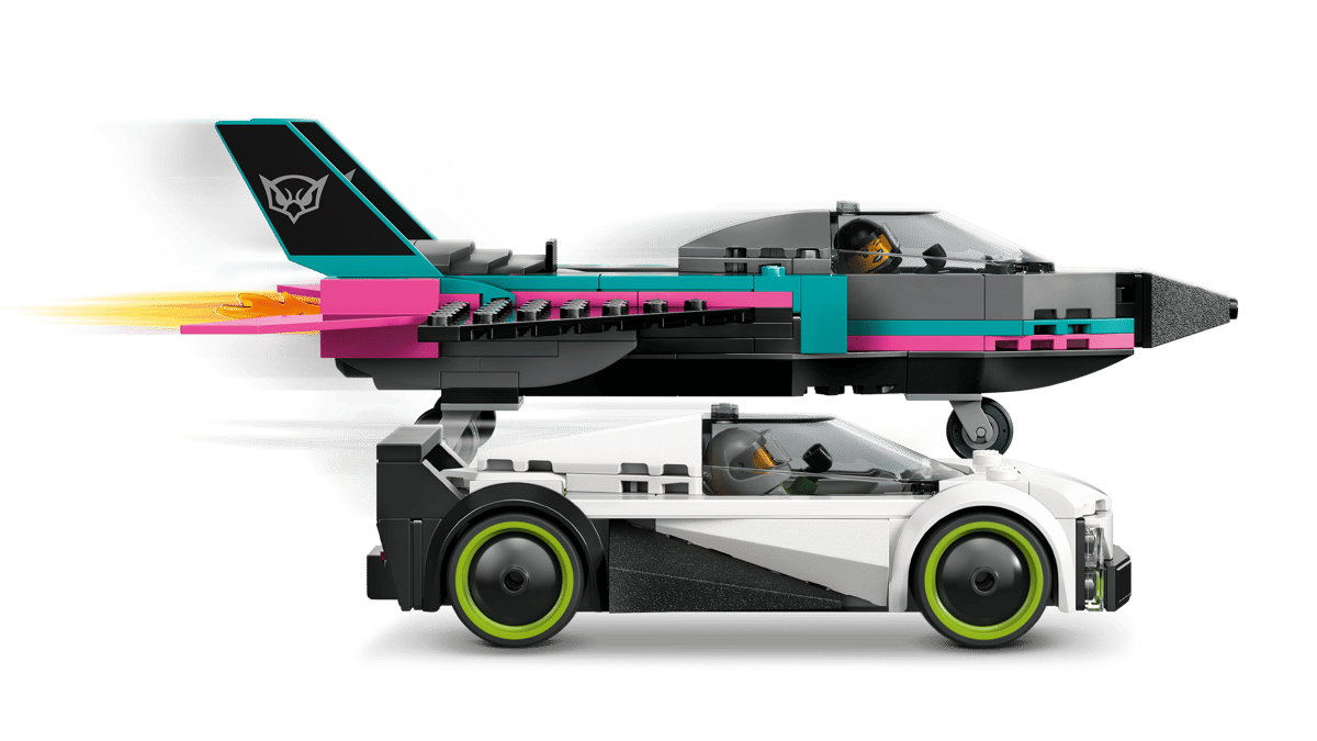 Jet vs. Car 60489, Lego City