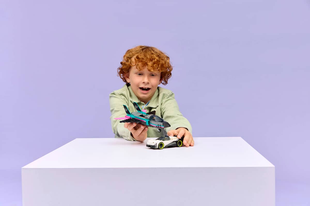 Jet vs. Car 60489, Lego City