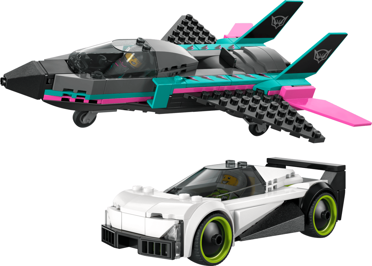 Jet vs. Car 60489, Lego City