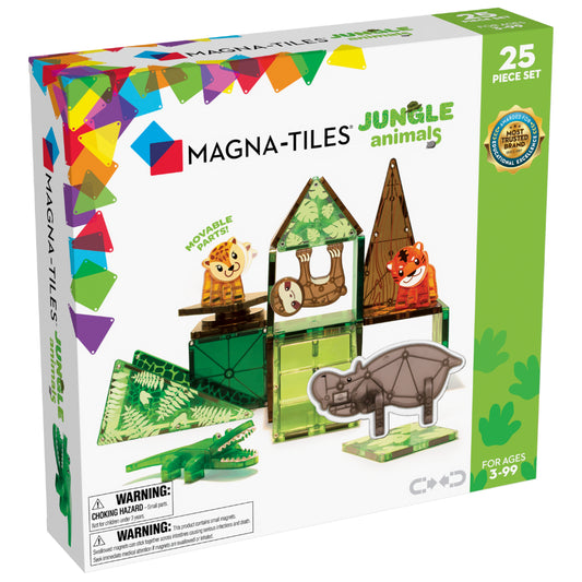 Jungle Animals 25-Piece Set Magna-Tiles