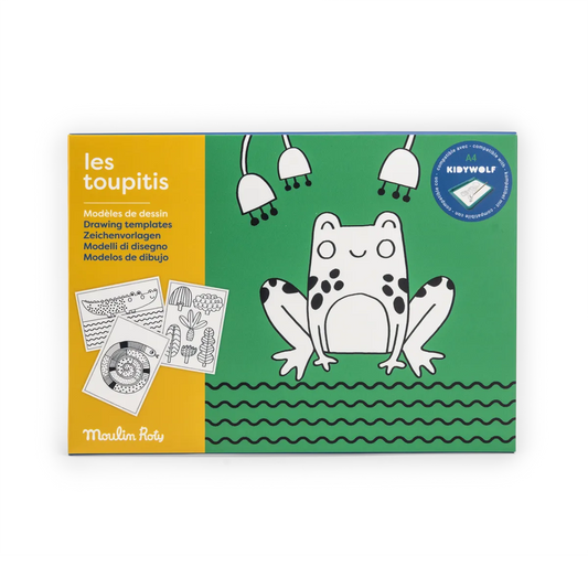 24 Kidywolf Drawing Templates for 3+: Les Toupitis, Moulin Roty