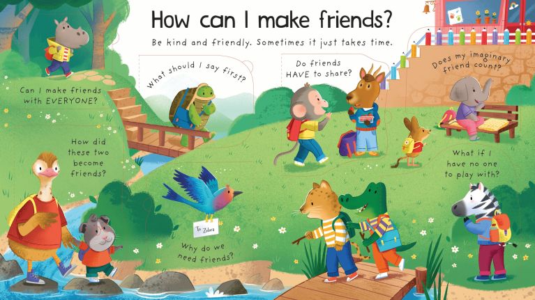 Lift-The-Flap First Questions And Answers: How Can I Make Friends?, Usborne