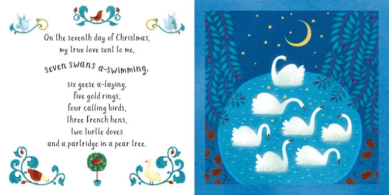 Little Board Book The Twelve Days Of Christmas, Usborne