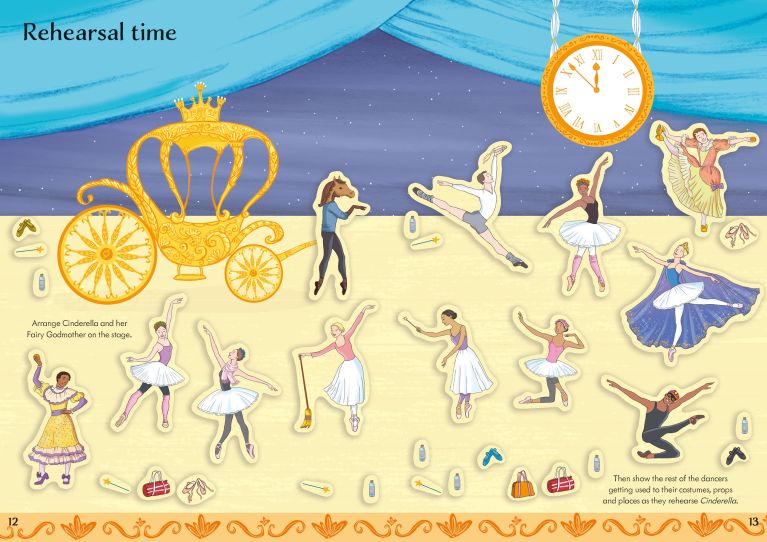Little First Stickers Ballet, Usborne
