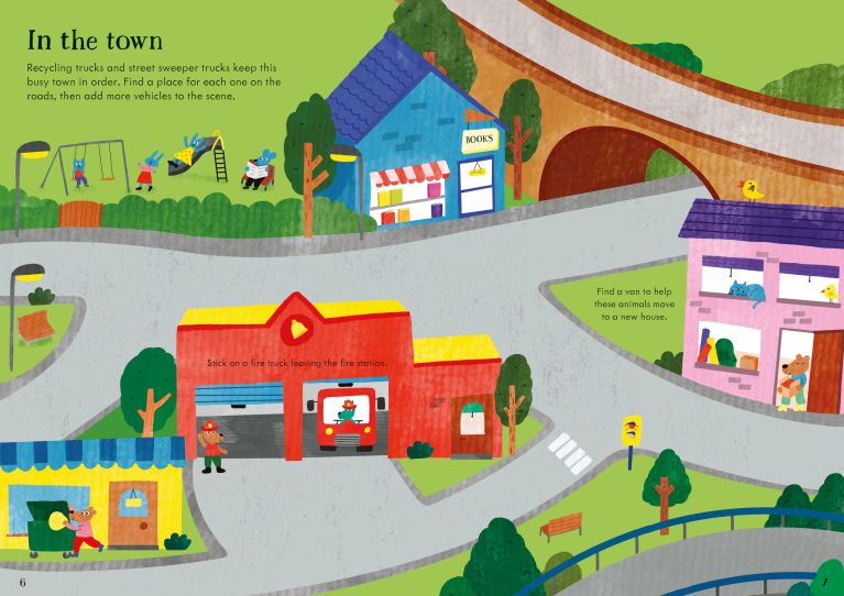 Little First Stickers Tractors And Trucks, Usborne