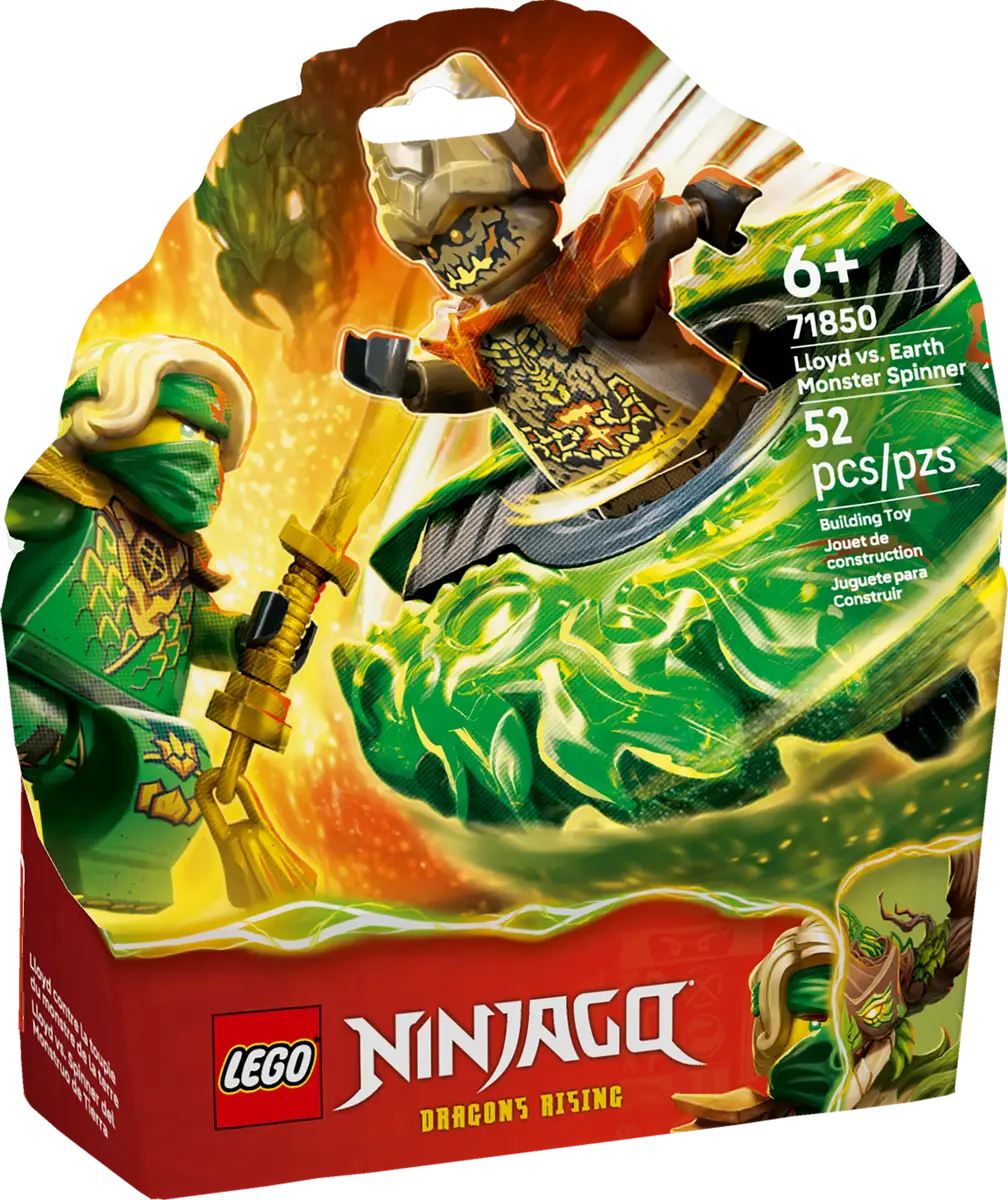 Lloyd vs. Earth Monster Spinner 71850, Lego NINJAGO