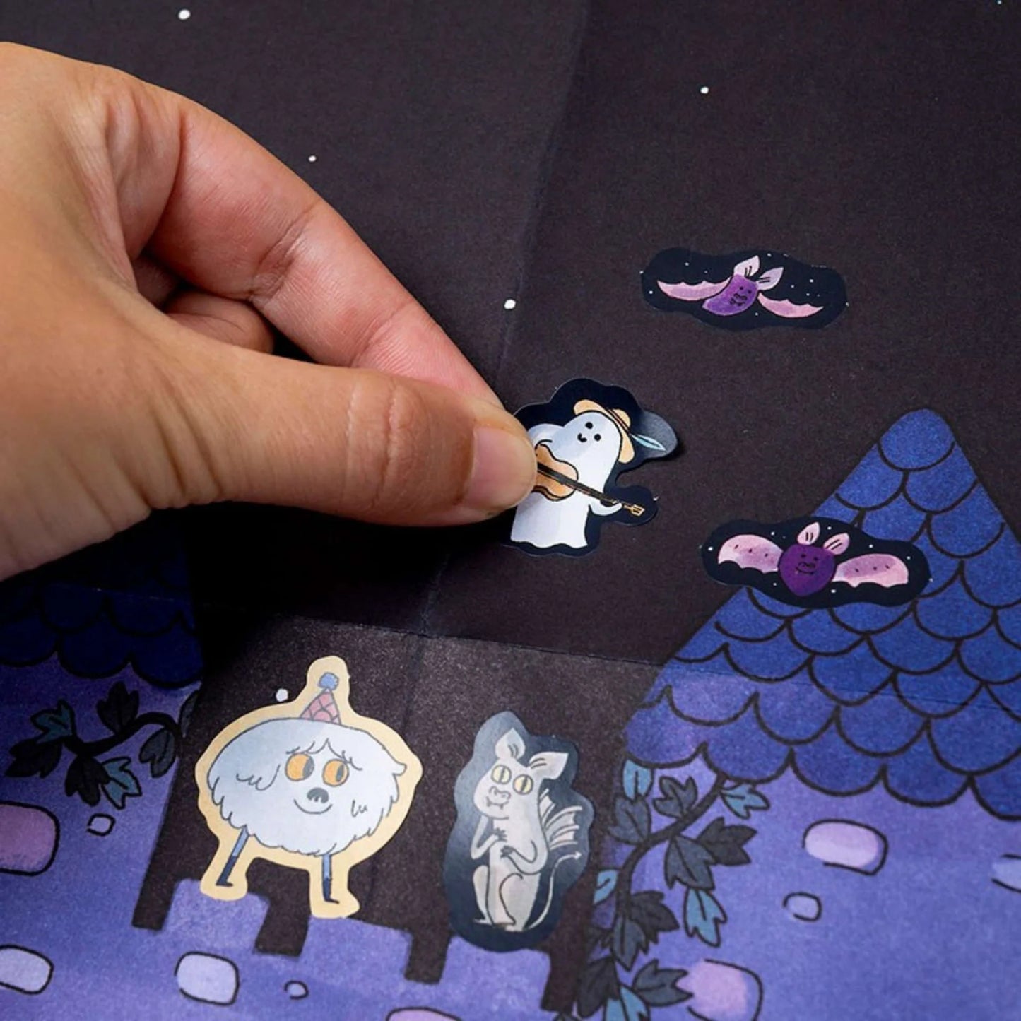 Poster and stickers: Enchanted world? LONDJI