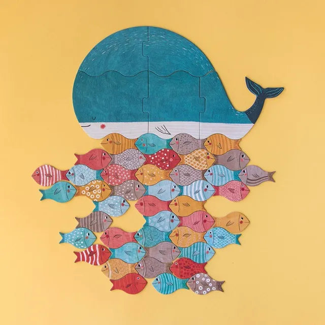 The Whale & the Fish, No-Rules Family Game for Kids 3+