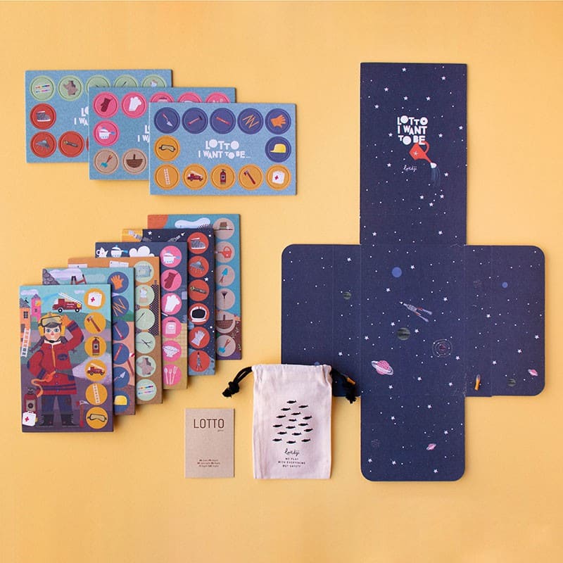 Bingo game lotto: I want to be, LONDJI