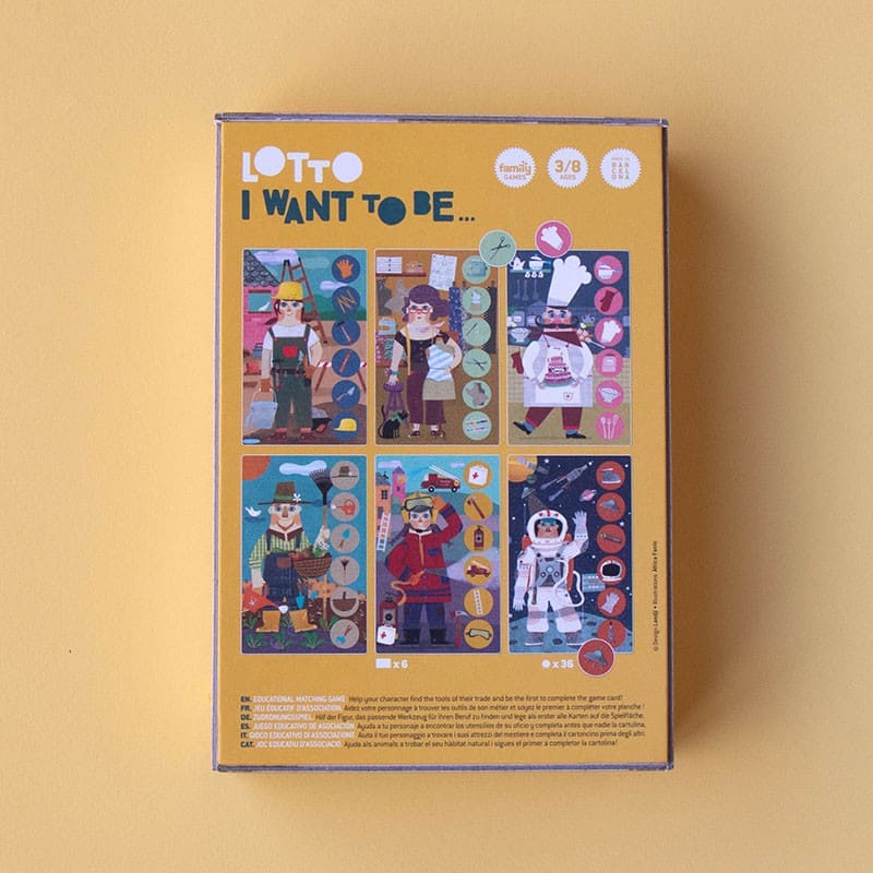 Bingo game lotto: I want to be, LONDJI