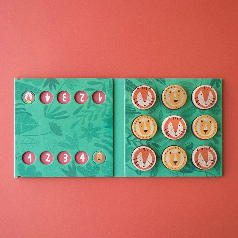 Lion and Tiger, Tic-Tac-Toe Game for Kids 4+