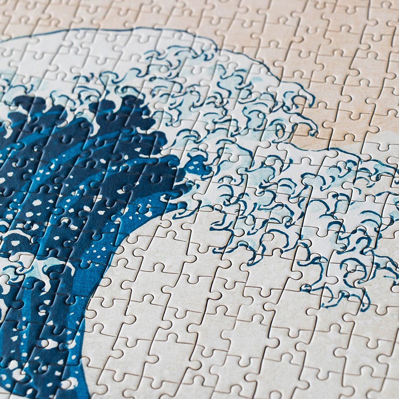 The Wave: 1000 Pieces, Masterpieces Puzzle for Teens & Adults 14+