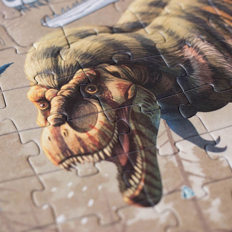 Look and Learn Puzzle 350 pcs: Dinos Explorer, LONDJI