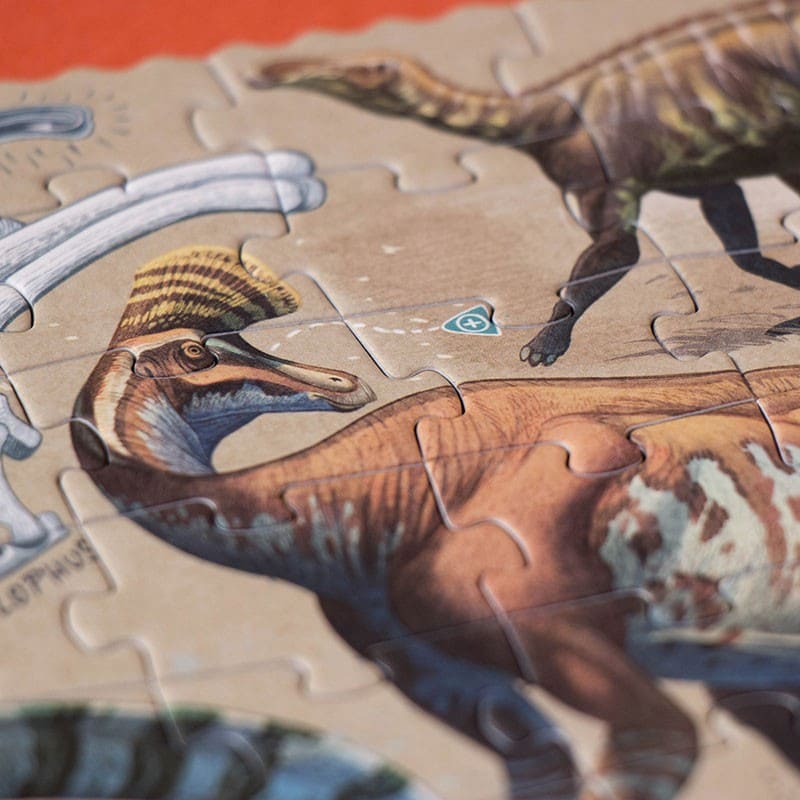 Look and Learn Puzzle 350 pcs: Dinos Explorer, LONDJI